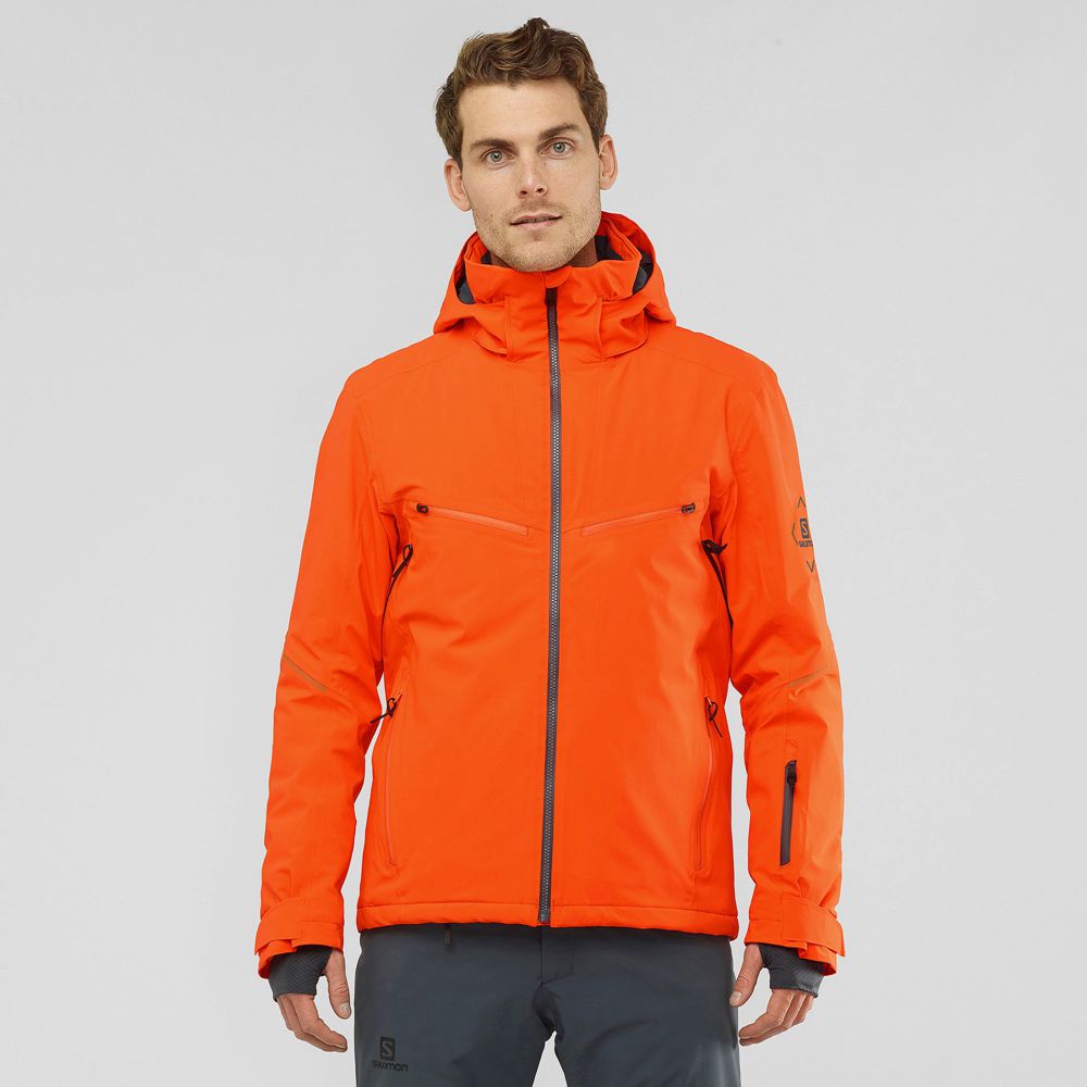 Salomon BRILLIANT Chaqueta Esqui Hombre - Rojas - Colombia (89413-LNEI)